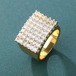ギャラリービューアに画像を読み込み、Grand Pavé Ring - 15mm (18K Gold)