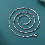 Load image into Gallery viewer, Belcher Link Chain - 2mm〜6mm (White Gold)