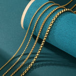 Load image into Gallery viewer, Belcher Link Chain - 2mm〜6mm (Gold)