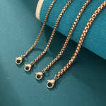 ギャラリービューアに画像を読み込み、Belcher Link Chain - 2mm〜6mm (Rose Gold)