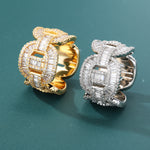 ギャラリービューアに画像を読み込み、Orbit Crown Band - 16mm (18K Gold)