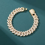 ギャラリービューアに画像を読み込み、Celestial Cuban Bracelet - 12mm (18K Gold)