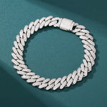 ギャラリービューアに画像を読み込み、Celestial Cuban Bracelet - 12mm (White Gold)