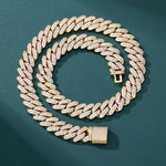 ギャラリービューアに画像を読み込み、Celestial Cuban Chain - 12mm (18K Gold)