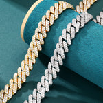 ギャラリービューアに画像を読み込み、Celestial Cuban Chain - 12mm (White Gold)