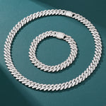 ギャラリービューアに画像を読み込み、Celestial Cuban Chain - 12mm (White Gold)