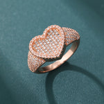 ギャラリービューアに画像を読み込み、Radiant Heart Ring (Rose Gold)