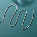 ギャラリービューアに画像を読み込み、Box Link Chain - 1.5mm〜3mm (White Gold)