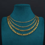 Load image into Gallery viewer, Figaro Link Chain - 4mm〜7mm (Gold)