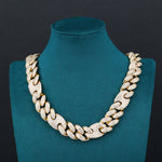 Load image into Gallery viewer, Glacier Cuban Chain - 18mm (18K Gold)