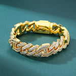 Load image into Gallery viewer, Majestic Cuban Bracelet - 14mm (18K Gold)