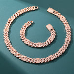 Load image into Gallery viewer, ラッパーネックレスとして人気のMajestic Cuban Chain。HipHopファッションに最適な重厚感と高級感を備えたユニークなデザインのキューバンチェーン。