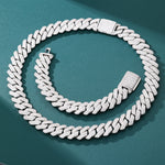 ギャラリービューアに画像を読み込み、Majesty Cuban Bracelet - 19mm (White Gold)