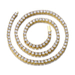 ギャラリービューアに画像を読み込み、【タイムセール!!】Tennis Chain - 4mm (18K Gold)