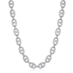 Load image into Gallery viewer, Gucci Cuban Chain - 12mm (White Gold)
