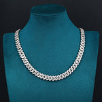 Load image into Gallery viewer, Noble Ice Cuban Chain -10mm (White Gold)