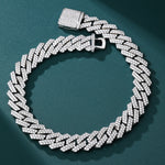 ギャラリービューアに画像を読み込み、Prong Cuban Chain - 19mm (White Gold)