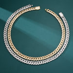 ギャラリービューアに画像を読み込み、Sleek Cuban Chain - 10mm (White Gold)
