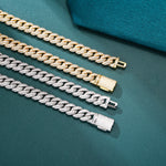 ギャラリービューアに画像を読み込み、Sleek Cuban Chain - 10mm (White Gold)