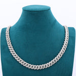 ギャラリービューアに画像を読み込み、Sleek Cuban Chain - 10mm (White Gold)