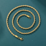 ギャラリービューアに画像を読み込み、Rope Chain - 2mm〜6mm (Gold)
