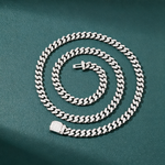 Load image into Gallery viewer, SERPENT CUBAN CHAIN - 6mm (White Gold)