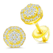 Moissanite & 925silver - Octa Ice［Gold］