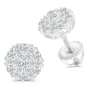 Moissanite & 925silver - Blizzard Crown［White Gold］