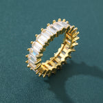 Load image into Gallery viewer, Eternity Baguette Ring (18K Gold)
