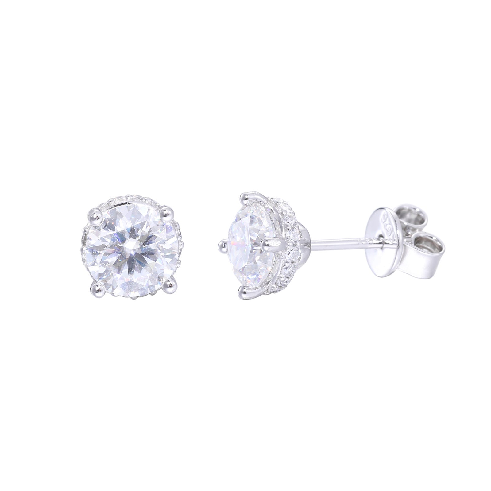モアサナイト ピアス｜0.1ct〜2ct・両耳ペア・GRA鑑定書付｜EMPIRE
