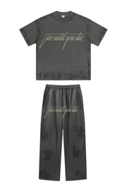 Live Until You Die SETUP / CHARCOAL GREY X SAND OLIVE