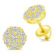 Moissanite & 925silver - Blizzard Crown［Gold］