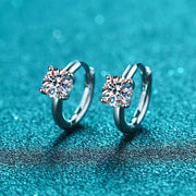Moissanite & 925silver - Luna Loop 1ct