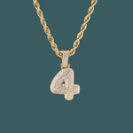 Load image into Gallery viewer, Custom Number Pendant - Bubble Initial【無料ネックレス付属】