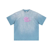 Live Until You Die TEE / LIGHT BLUE X PINK　
