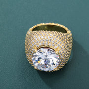 Glitz Dome Ring - 24mm (18K Gold)