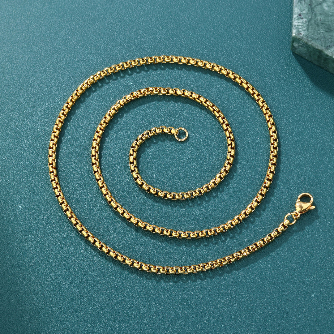 Belcher Link Chain - 2mm〜6mm (Gold)