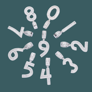 Custom Letter Pendant - Bubble Initial【無料ネックレス付属】