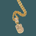 ギャラリービューアに画像を読み込み、Custom Number Pendant - BOLD MODEL【無料ネックレス付属】
