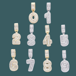 ギャラリービューアに画像を読み込み、Custom Number Pendant - BOLD MODEL【無料ネックレス付属】
