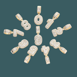 ギャラリービューアに画像を読み込み、Custom Number Pendant - BOLD MODEL【無料ネックレス付属】
