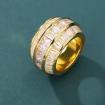 Load image into Gallery viewer, Royal Prism Band - 12mm (18K Gold)
