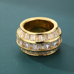 Load image into Gallery viewer, Royal Prism Band - 12mm (18K Gold)
