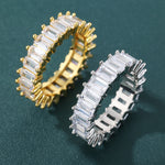 Load image into Gallery viewer, Eternity Baguette Ring (18K Gold)
