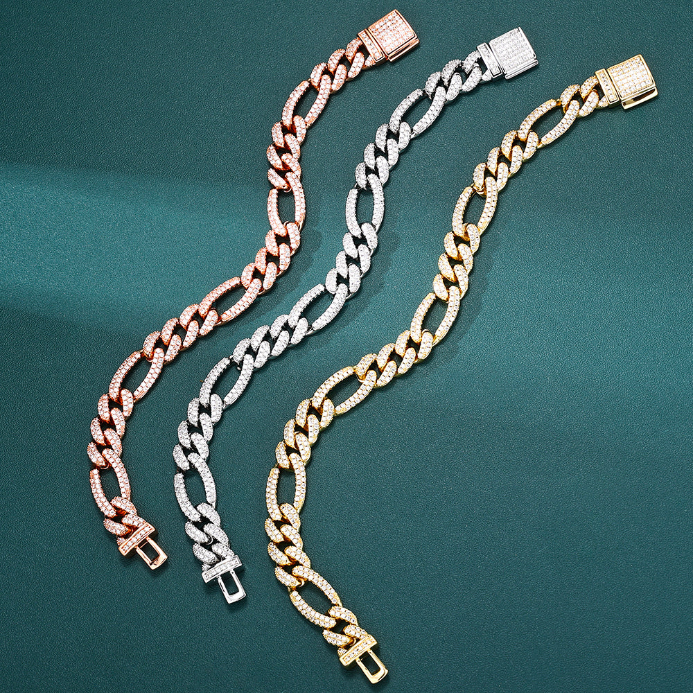 Figaro Chain - 10mm (Rose Gold)