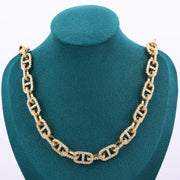 Gucci Cuban Link Chain - 11mm (18K Gold)