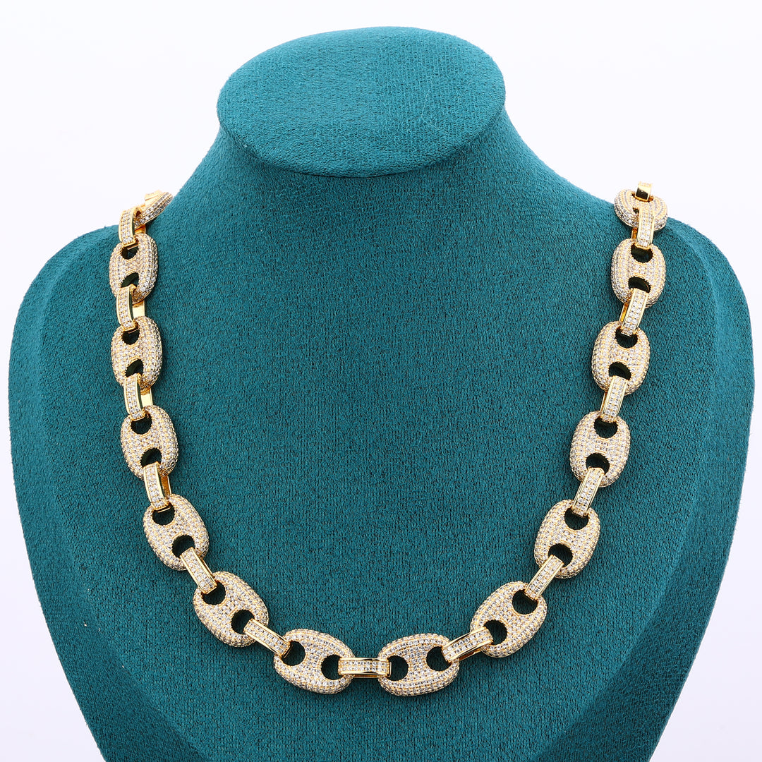 Gucci Cuban Chain - 12mm (18K Gold)