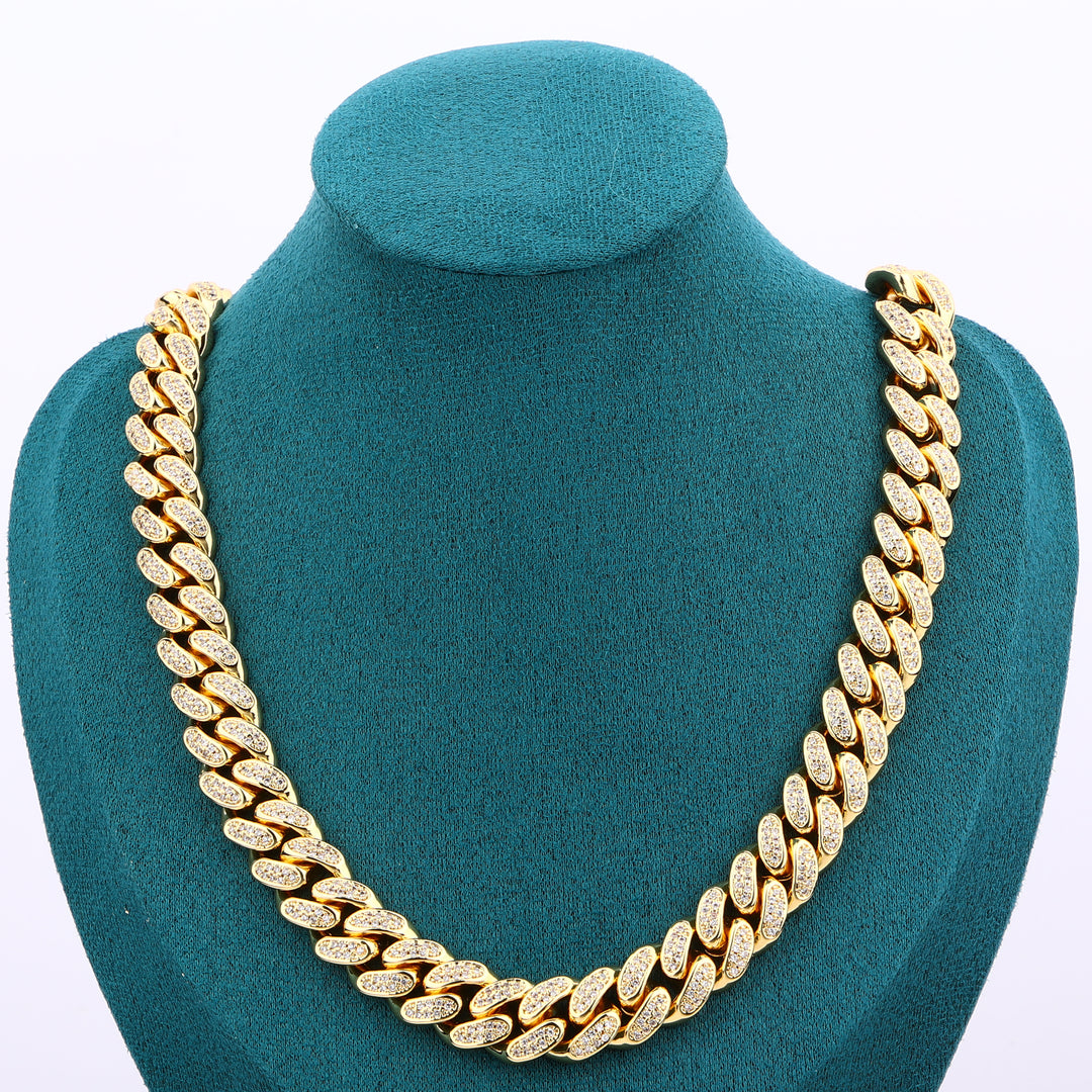 Cuban Chain - 12mm (18K Gold)