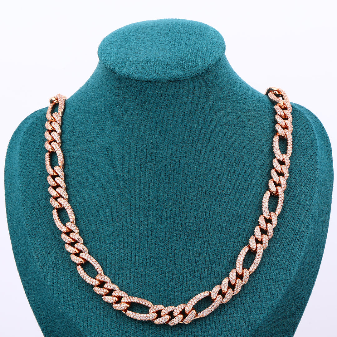 Figaro Chain - 10mm (Rose Gold)