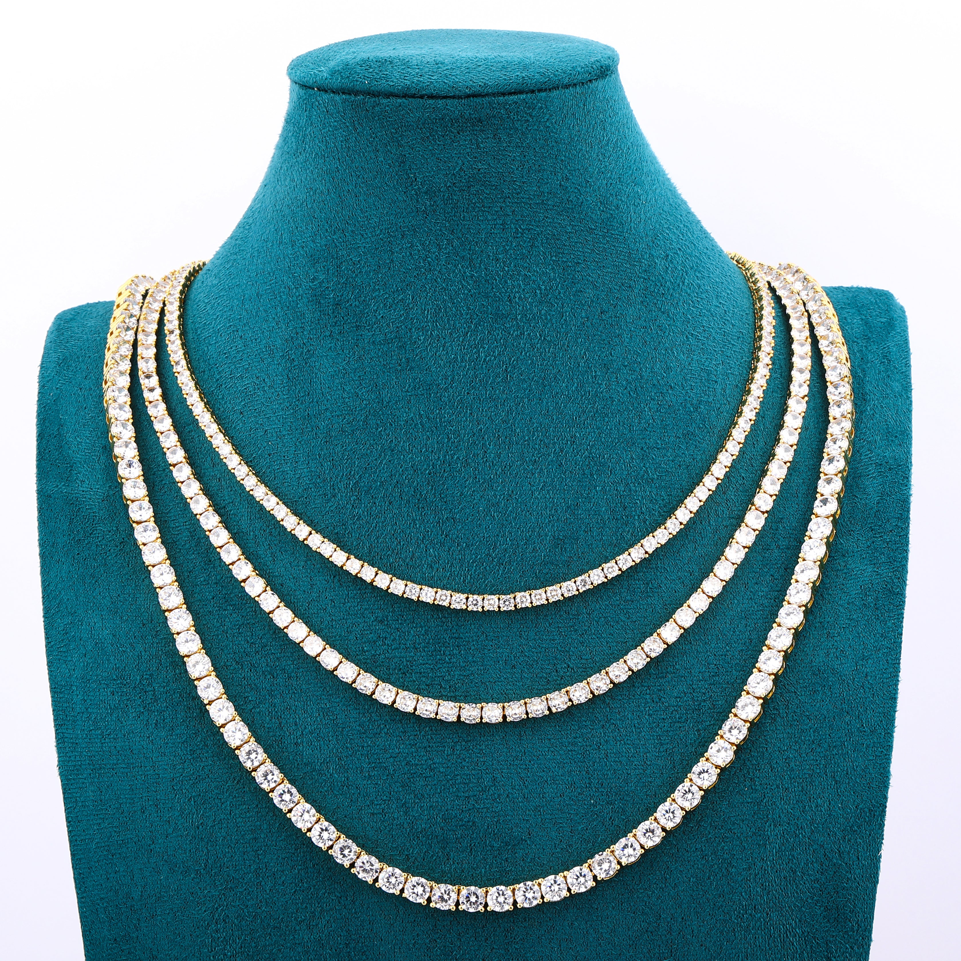 Tennis Chain - 3mm (18K Gold) – EMPIRE HOLLYWOOD